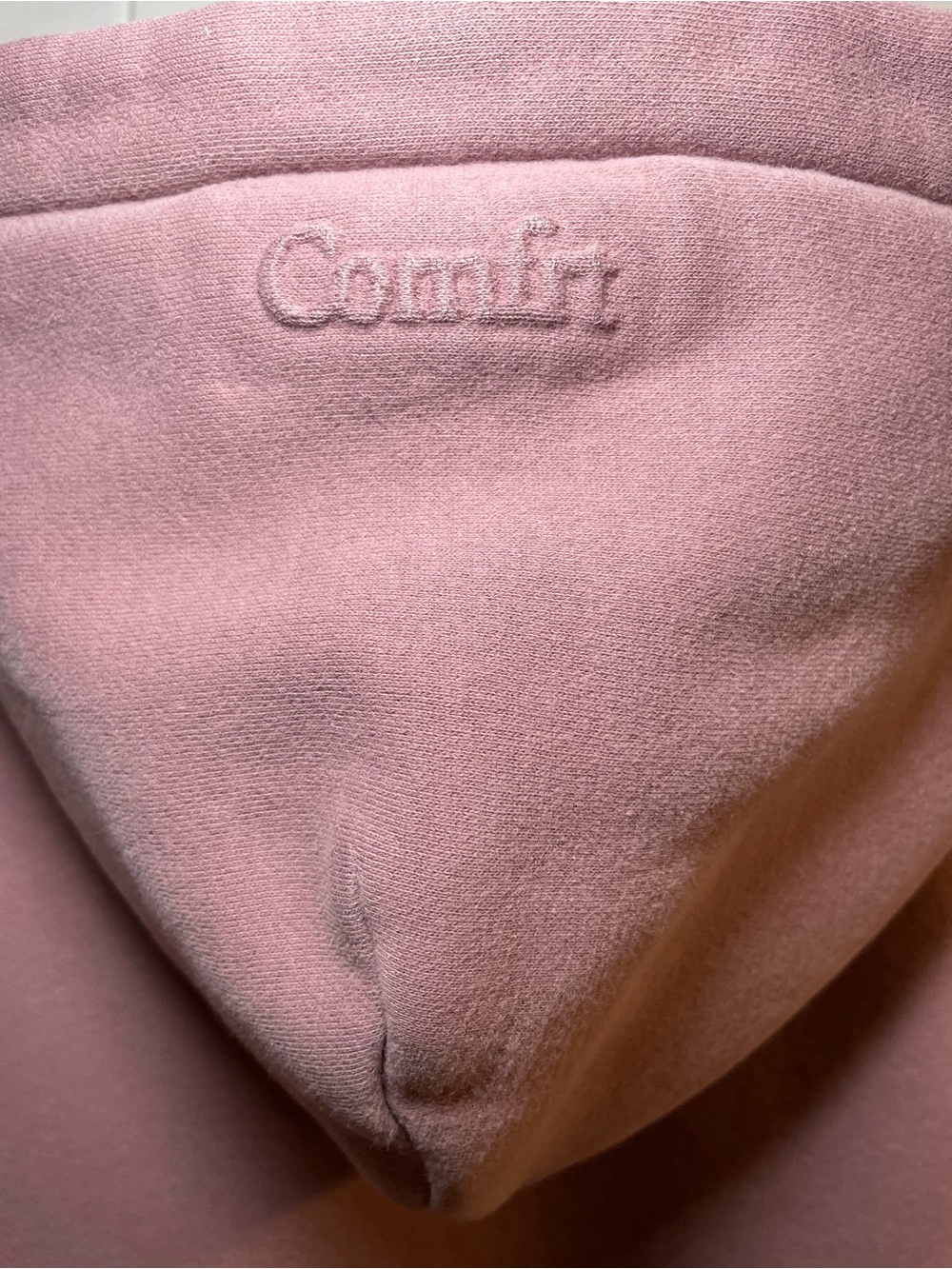 Comfrt Basic Crop Hoodie in Orchid - Picture 5 of 6